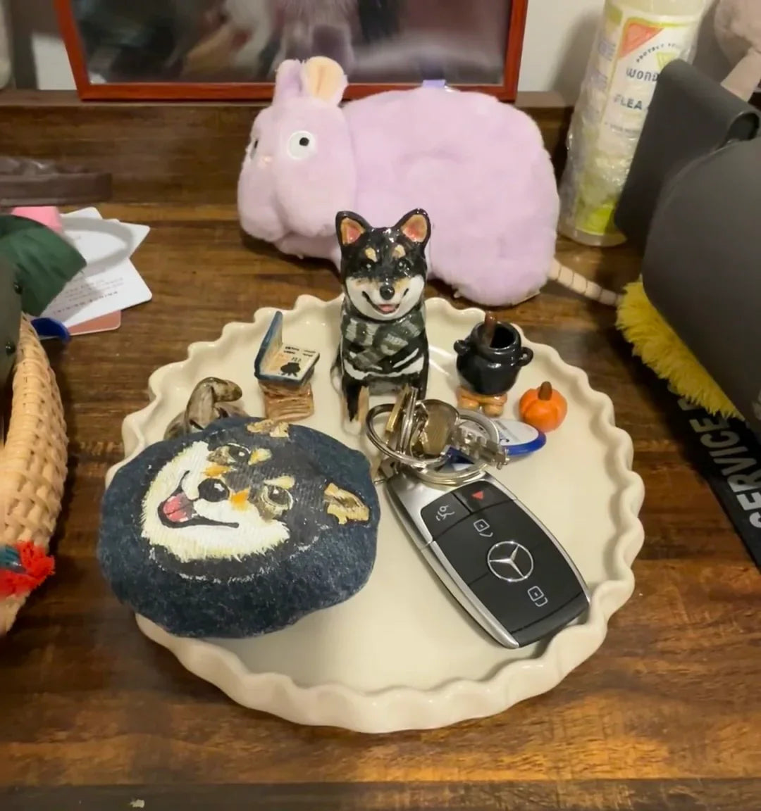 宠物定制托盘 | Custom Pet Memorial Tray – A Warm Corner for Your Pet at Home